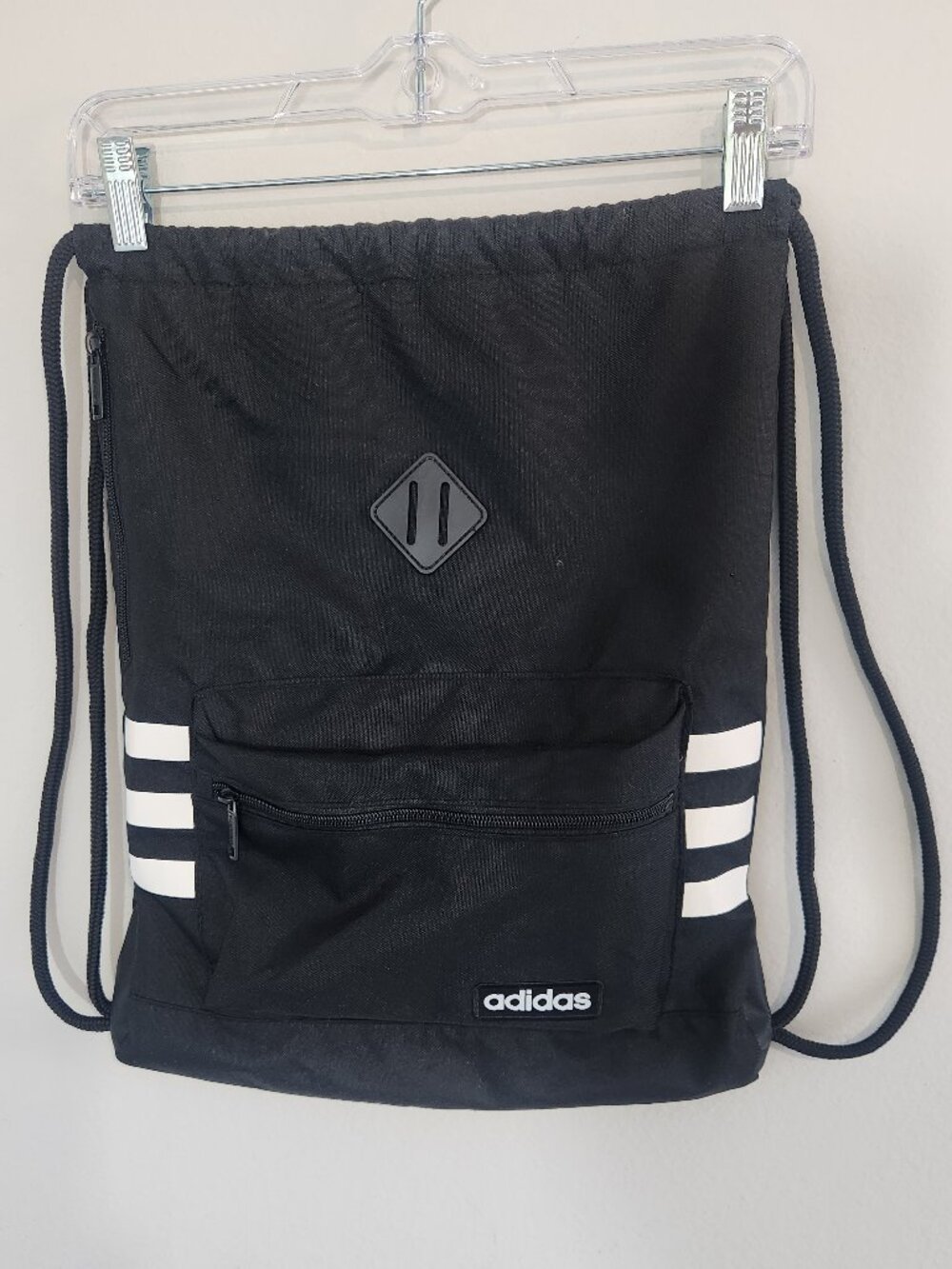 Adidas Classic 3S Sack Pack Black Drawstring Gym Bag